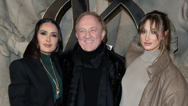 Salma Hayek, Francois-Henri Pinault und Mathilde Pinault