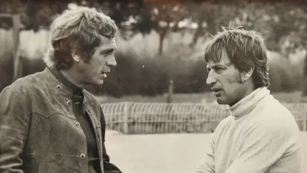 Siegfried Rauch und Steve McQueen