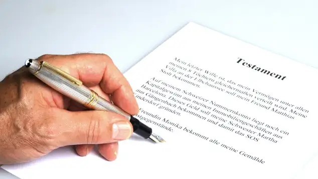 Symbolbild: Testament