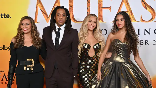 Tina Knowles, Jay-Z, Beyoncé und Blue Ivy