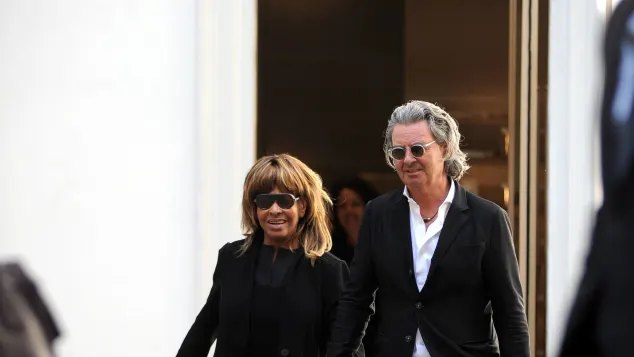 Tina Turner und ihr Ehemann Erwin Bach