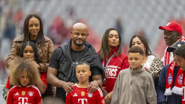 Vicent Kompany und Familie