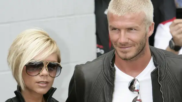 Victoria und David Beckham 2003