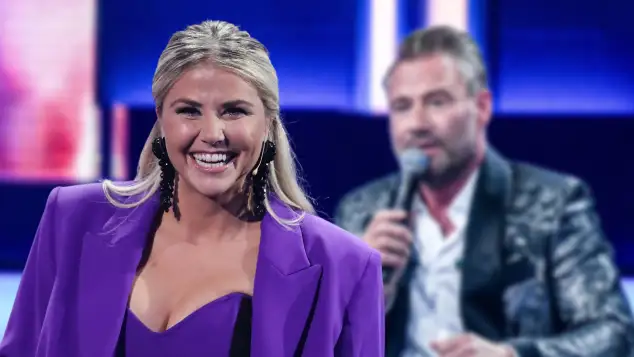 Während ihrer TV-Show: Beatrice Egli flirtet mit IHM