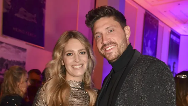 Yvonne Schröder mit Mann