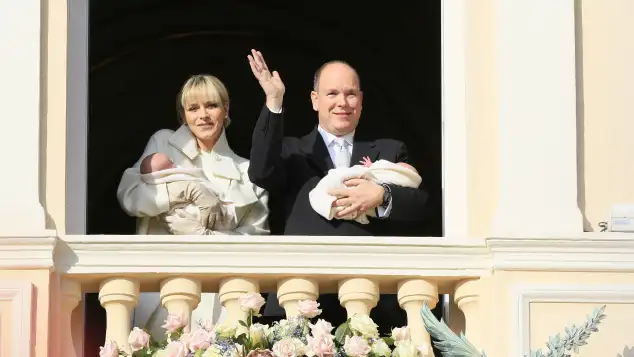 Fürst Albert und Fürstin Charlène