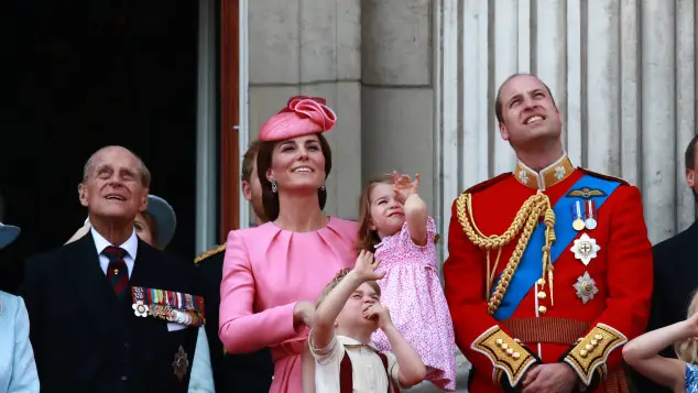 Prinz Philip, Herzogin Kate und Prinz William