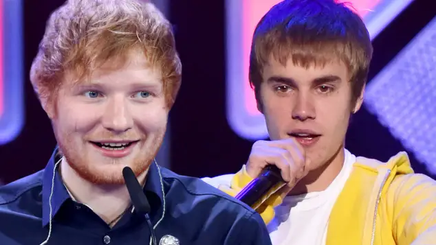 Ed Sheeran und Justin Bieber