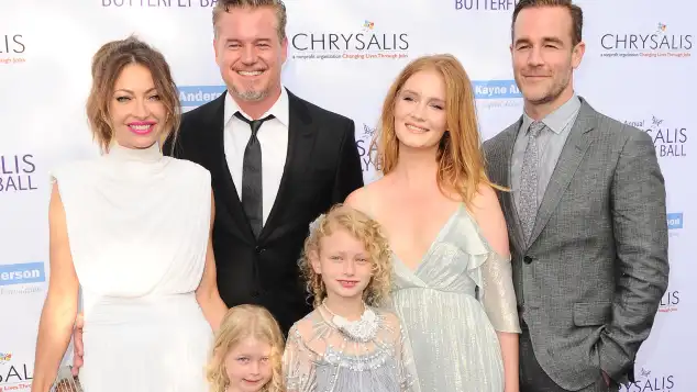 Eric Dane und seine Familie und James Van der Beek