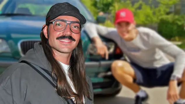 Fabio Knez ohne Bart und lange Haare
