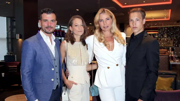 Ludwig Heer, Mia, Giulia Siegel und Nathan