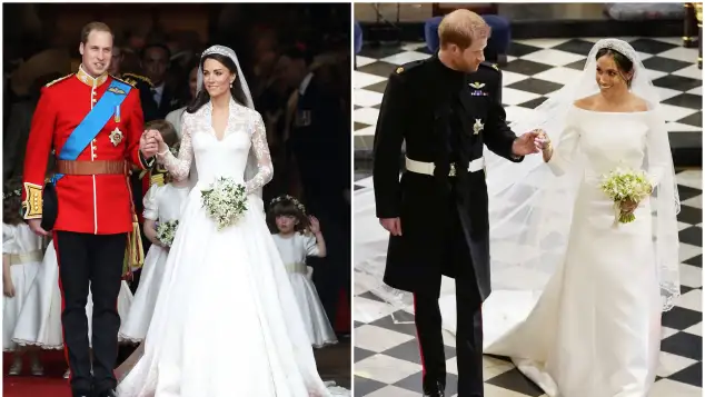 Prinz William und Herzogin Kate und Prinz Harry und Herzogin Meghan