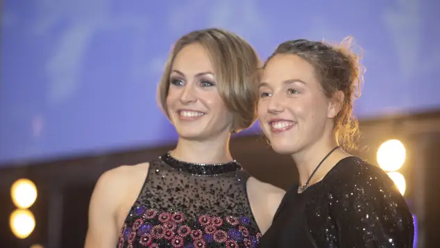 Magdalena Neuner und Laura Dahlmeier