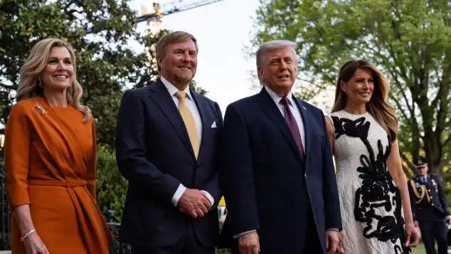 Königin Máxima, König Willem-Alexander, Donald Trump und Melania Trump