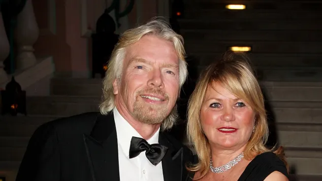 Richard Branson und seine Frau Joan