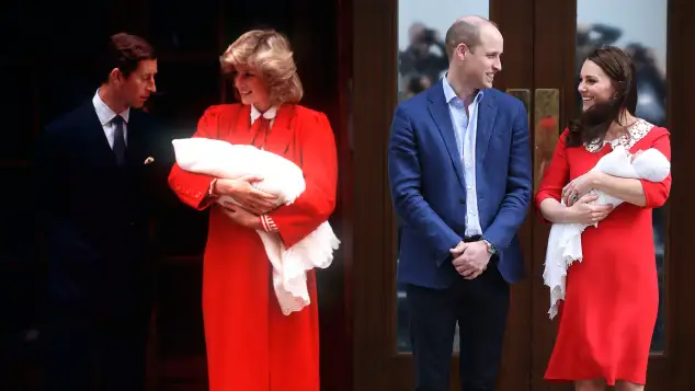 Lady Diana und Herzogin Kate