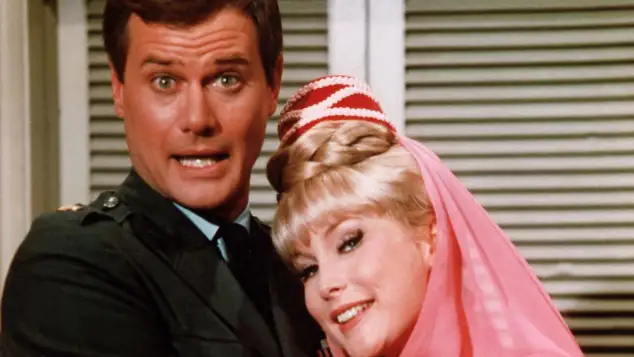 Larry Hagman und Barbara Eden in „Bezaubernde Jeannie“