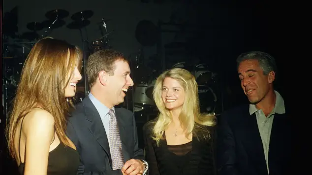 Melania Trump, Prince Andrew, Gwendolyn Beck und Jeffrey Epstein 