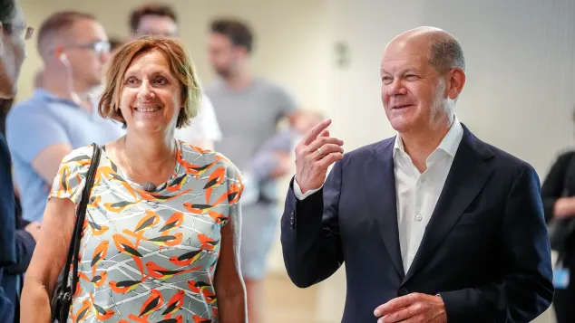 Olaf Scholz und Britta