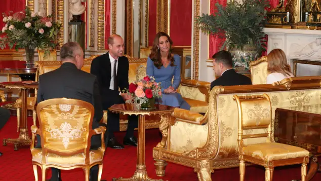 Prinz William, Herzogin Kate, Volodymyr Zelensky und Olena Zelenska
