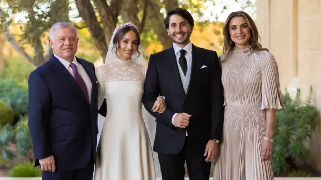 König Abdullah, Prinzessin Iman, Jameel Alexander Thermiotis und Königin Rania