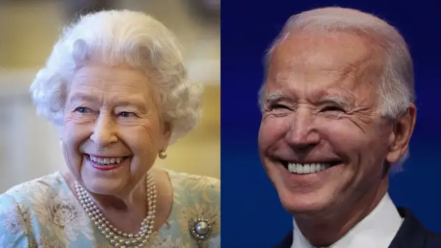 Königin Elisabeth II. Und Präsident Joe Biden
