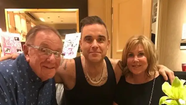 Pete Conway, Robbie Williams und Janet Williams