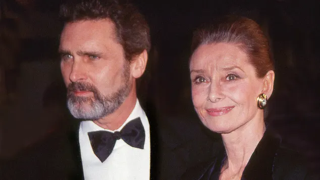 Robert Wolders und Audrey Hepburn