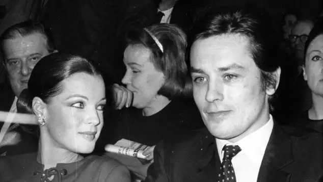 Romy Schneider und Alain Delon