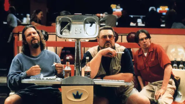 Jeff Bridges, John Goodman und Steve Buscemi (von links) in „The Big Lebowski“