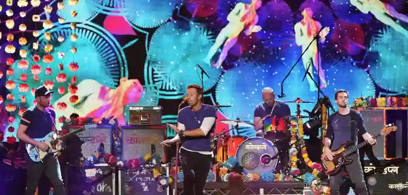Coldplay sind bekannt für ihre bunten Bühnenshows