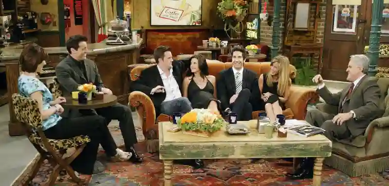 Matt LeBlanc, Matthew Perry, Courteney Cox, David Schwimmer und Jennifer Aniston von „Friends“