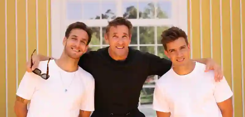 Joshua, Mark und Aaron Keller familie bühne söhne