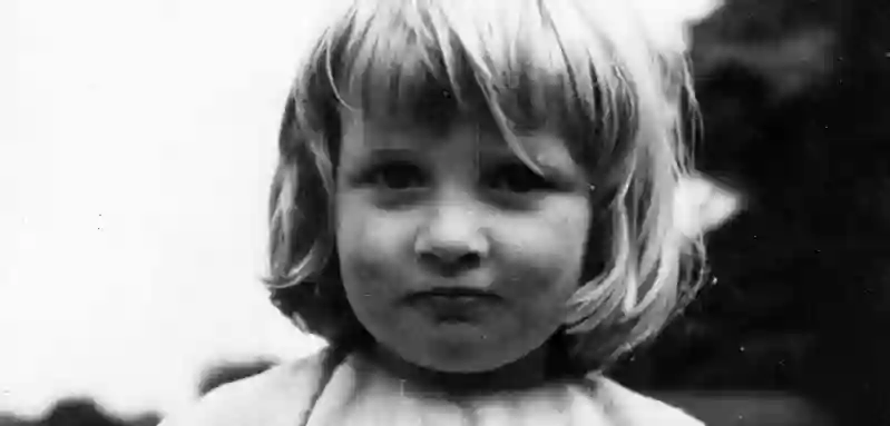Lady Diana mit zwei Jahren