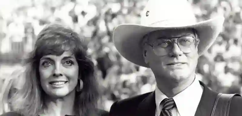 Linda Gray und Larry Hagman in der Kult-Serie "Dallas"