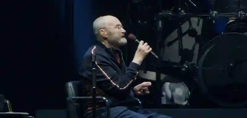Phil Collins bei einem Konzert 2021