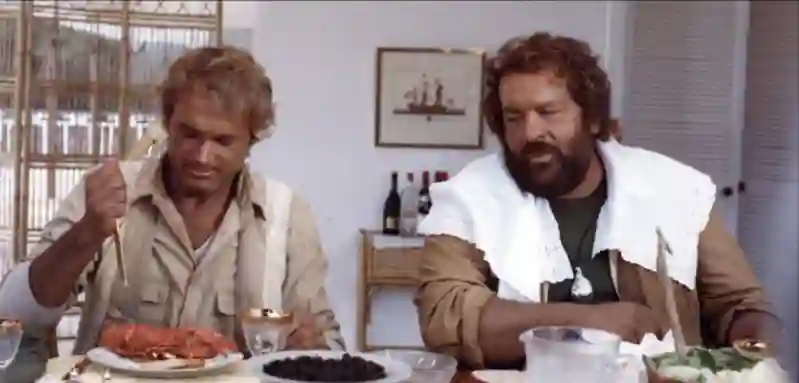 "Das Krokodil und sein Nilpferd" mit Terence Hill und Bud Spencer