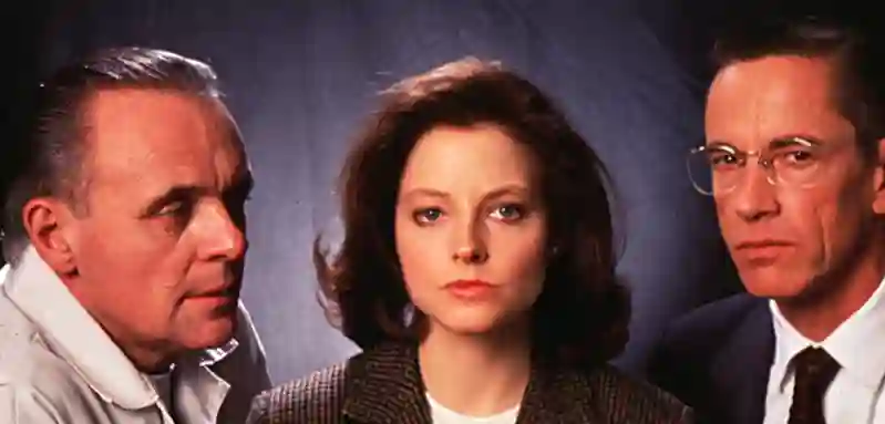 Anthony Hopkins, Jodie Foster und Scott Glenn in „Das Schweigen der Lämmer“