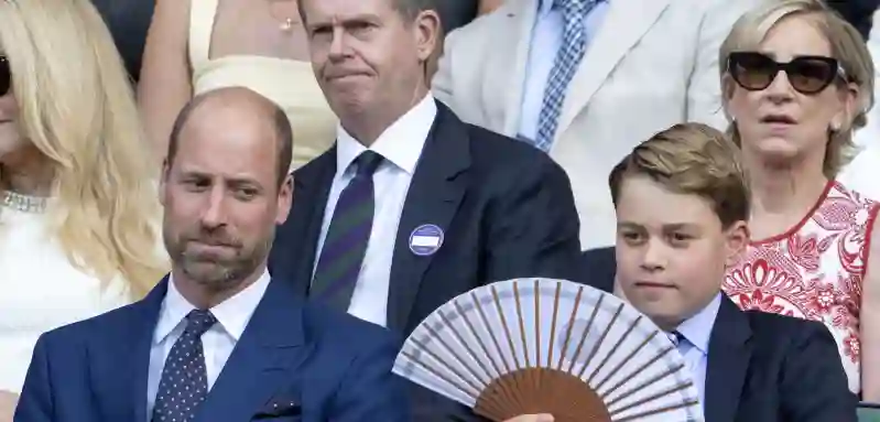 Prinz William und Prinz George beim Herren-Finale Wimbledon