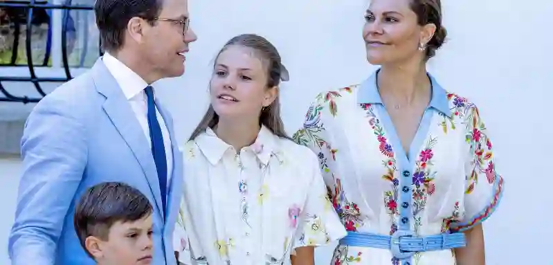 Die Schwedischen Royals: Prinz Daniel, Prinz Oscar, Prinzessin Estelle und Prinzessin Victoria