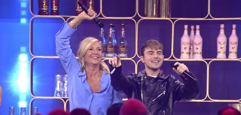 Andrea Kiewel und Mike Singer