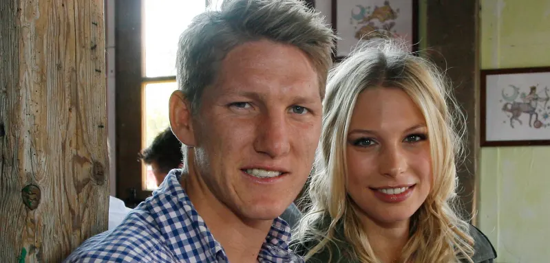 Bastian Schweinsteiger und Sarah Brandner