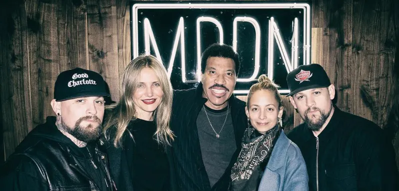 Benji Madden, Cameron Diaz, Lionel Richie, Nicole Richie und Joel Madden