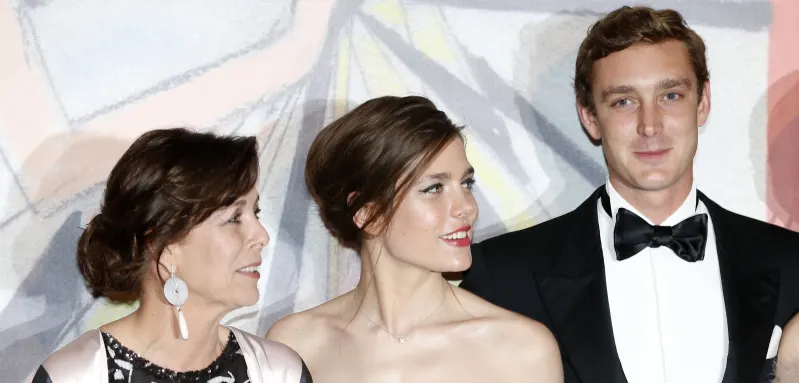 Caroline von Monaco mit Charlotte Casiraghi und Pierre Casiraghi