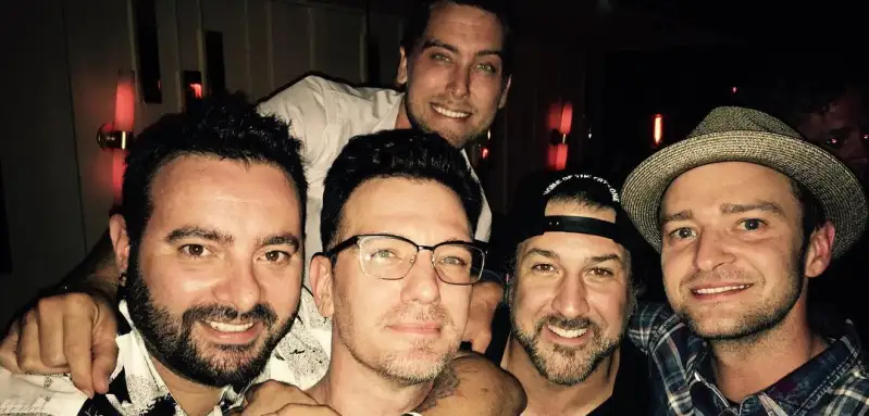 An JC's 40. Geburtstag kamen die ehemaligen Mitglieder von NSYNC zusammen