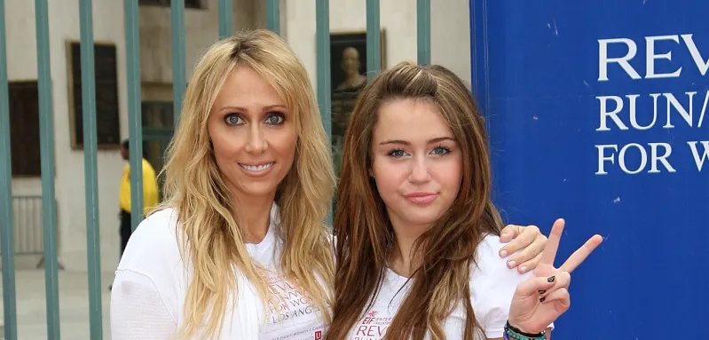 Miley und Tish Cyrus