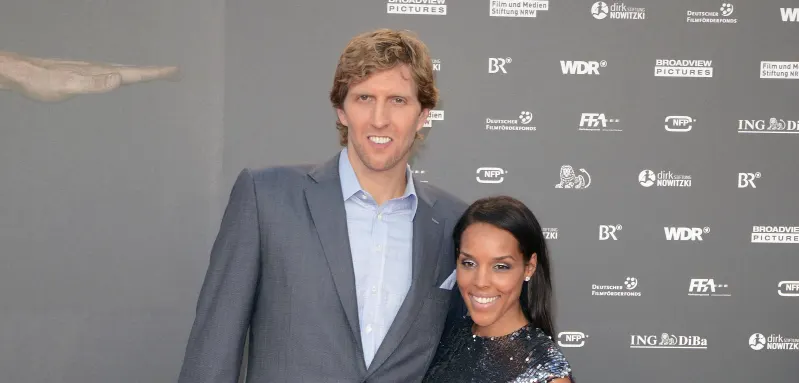 Dirk Nowitzki und Jessica Olsson