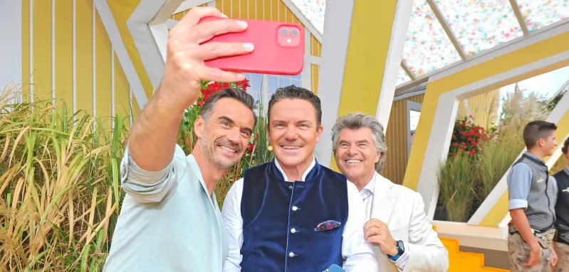 Florian Silbereisen, Stefan Mross und Andy Borg