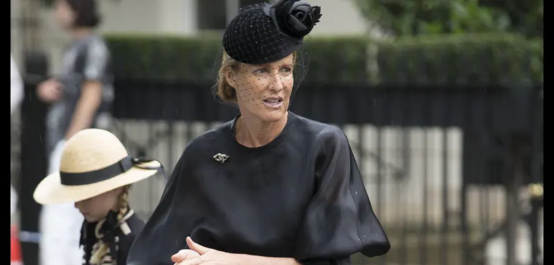 27 06 2017 London United Kingdom India Hicks arriving at the funeral of Countess Mountbatten of