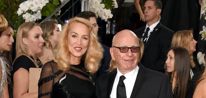 Jerry Hall und Rubert Murdoch